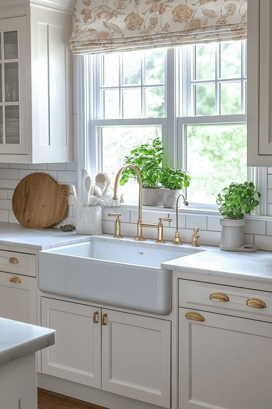farmhouse kitchen backsplash