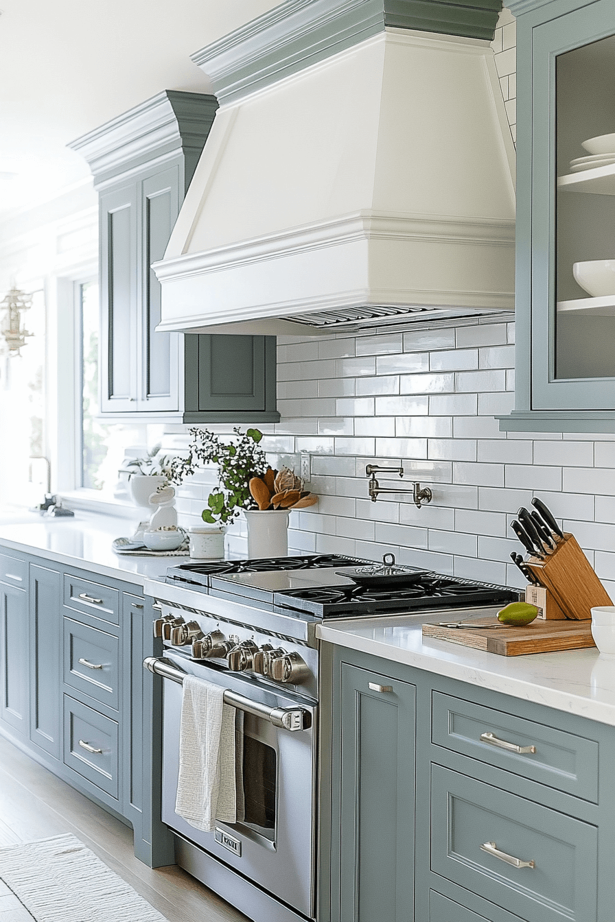 Olive Green Cabinets Kitchen
