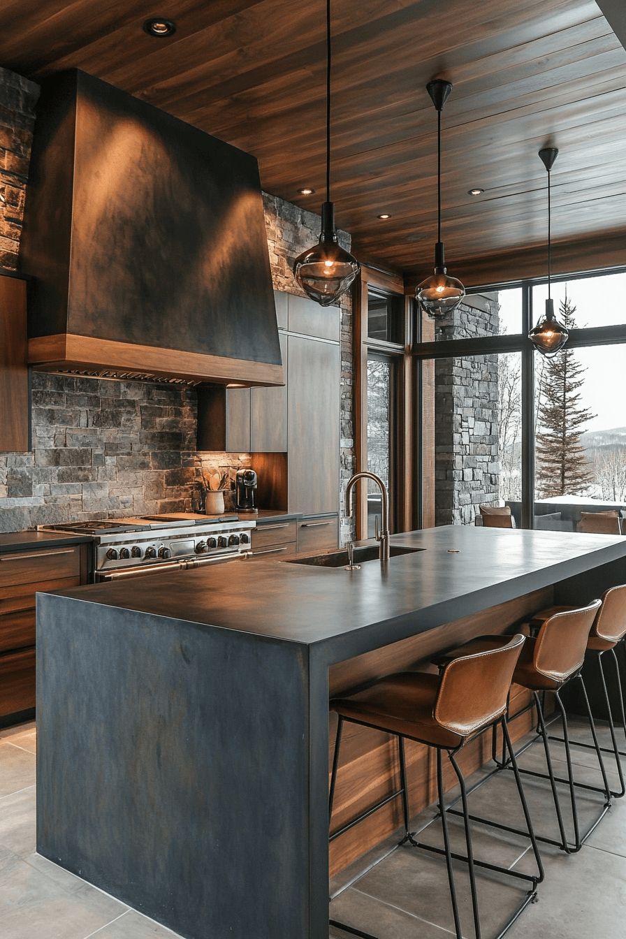 Olive Green Cabinets Kitchen