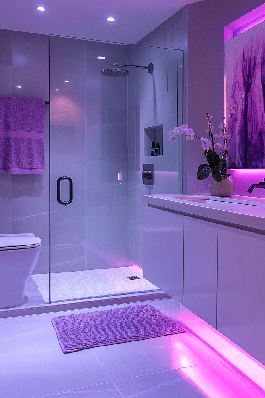 dopamine decor bathroom