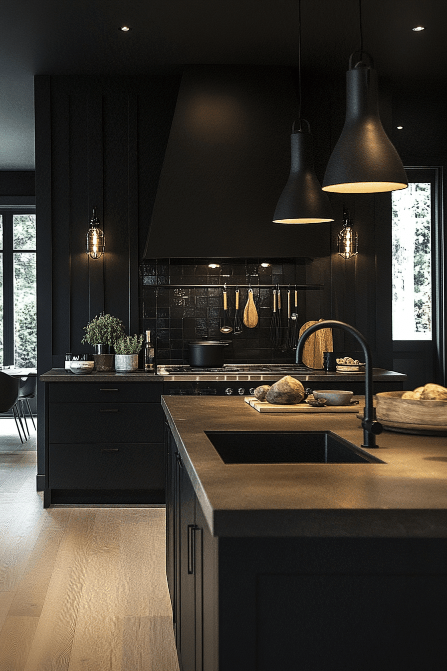 Olive Green Cabinets Kitchen