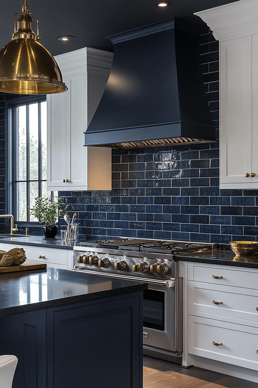 brick backsplash kitchen