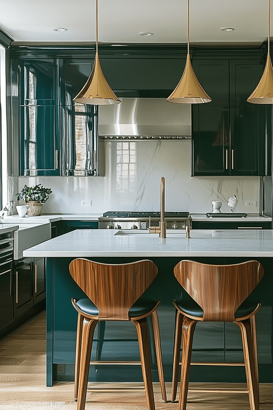 Olive Green Cabinets Kitchen