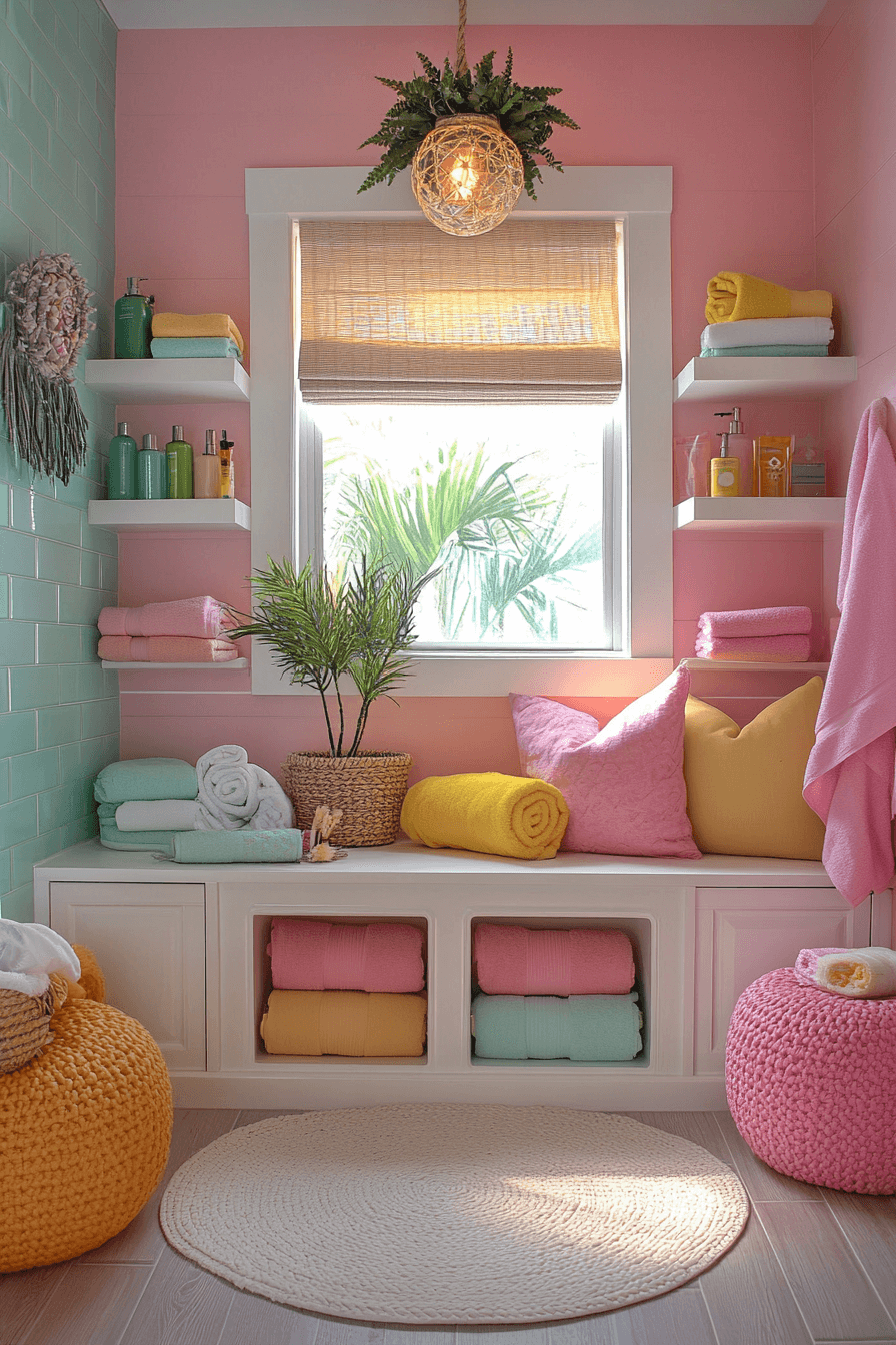 dopamine decor bathroom