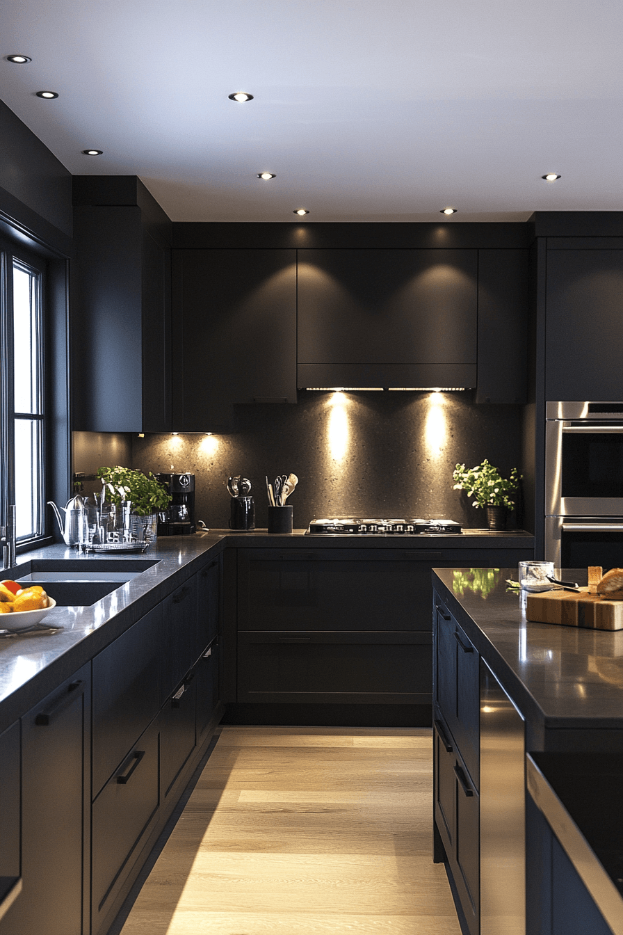 Olive Green Cabinets Kitchen