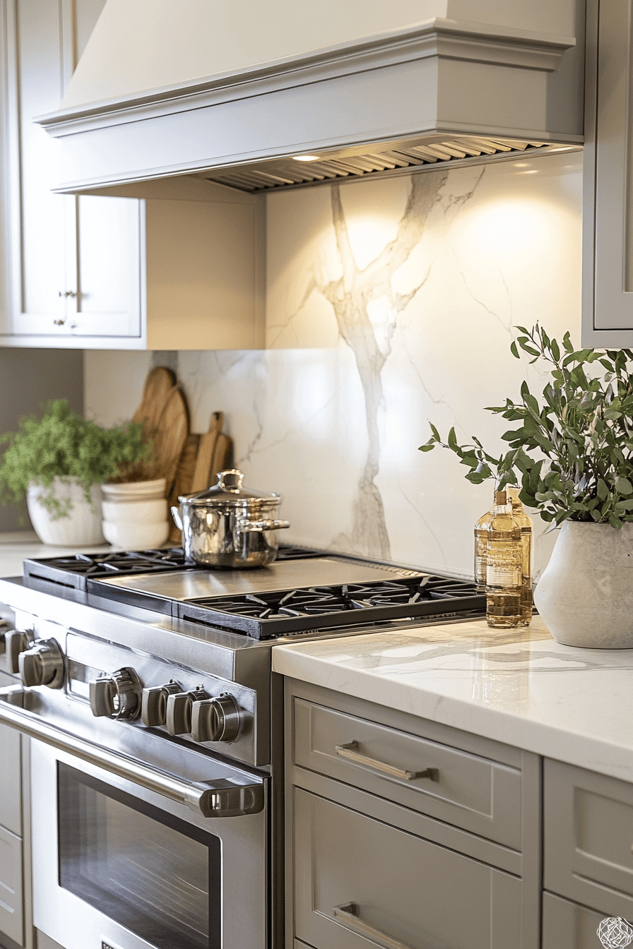 marble backsplash kitchen
