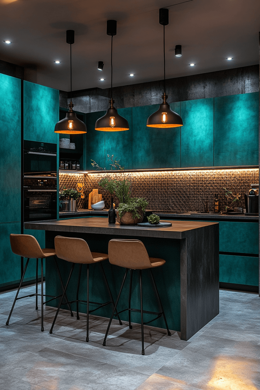 Olive Green Cabinets Kitchen