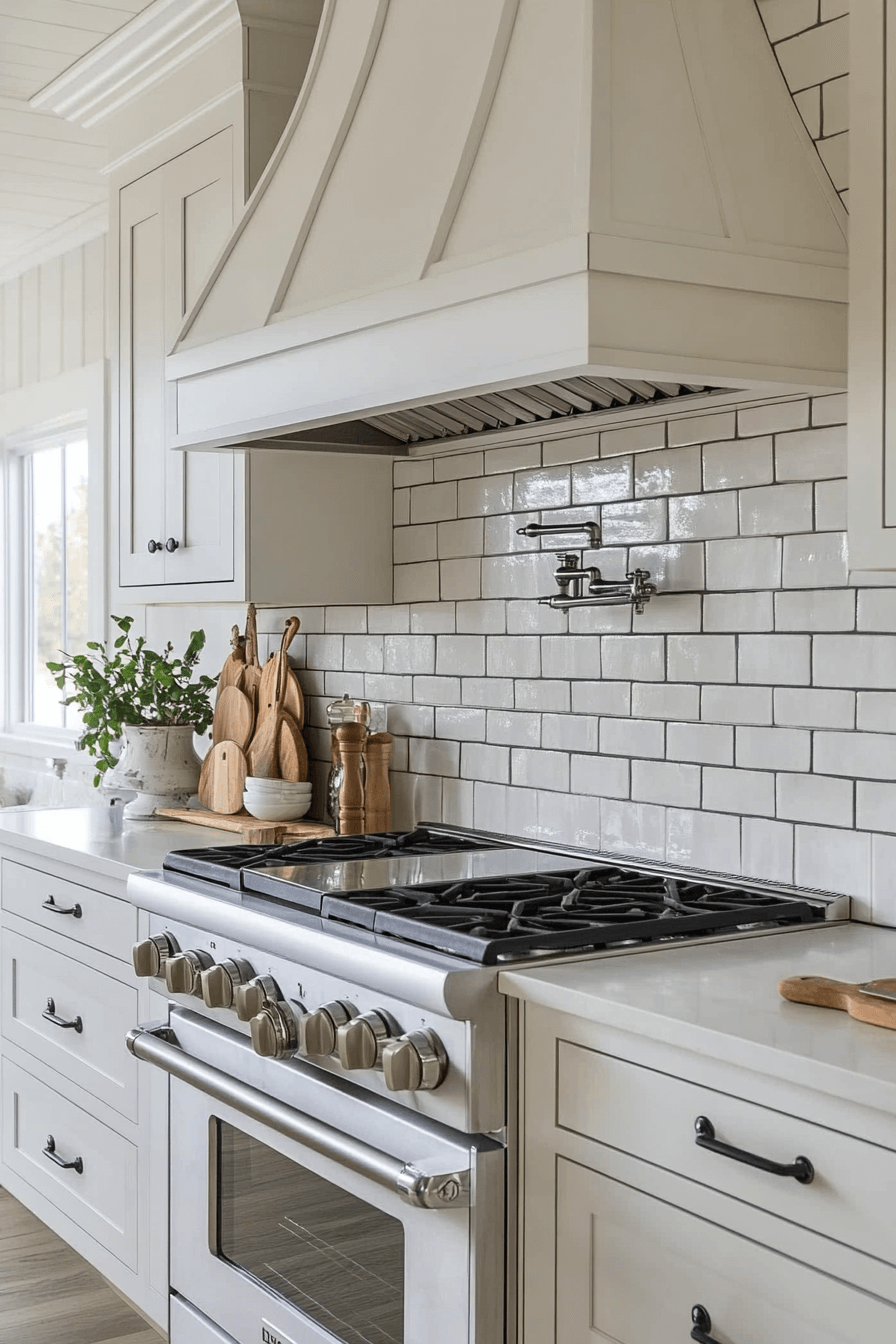 farmhouse kitchen backsplash