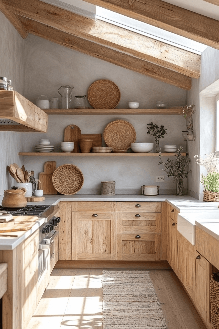 shiplap backsplash kitchen