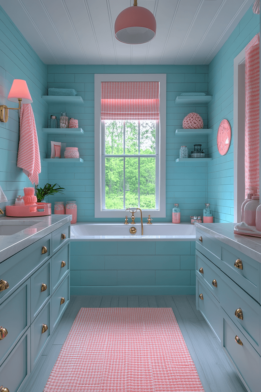 dopamine decor bathroom