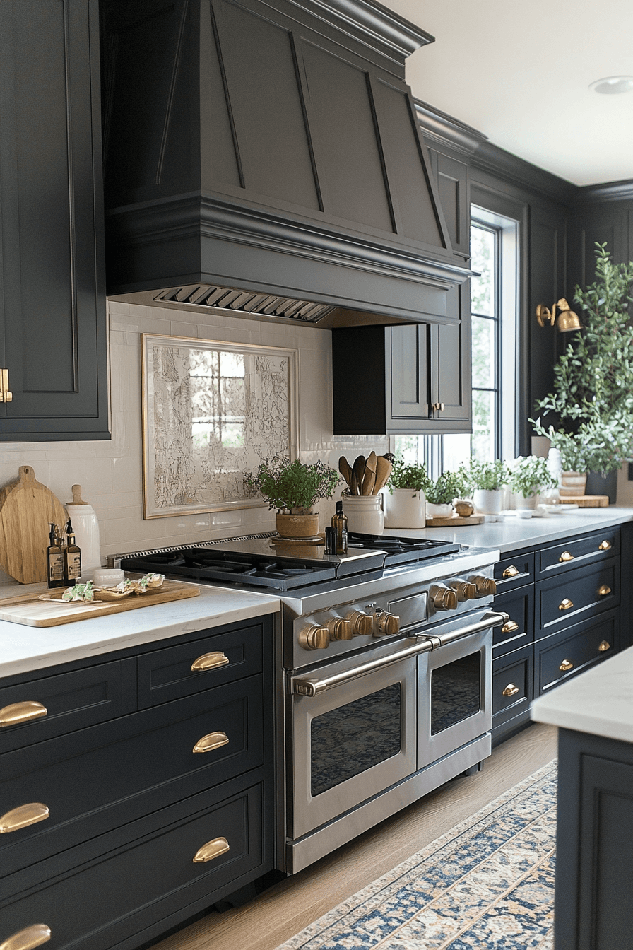 Olive Green Cabinets Kitchen