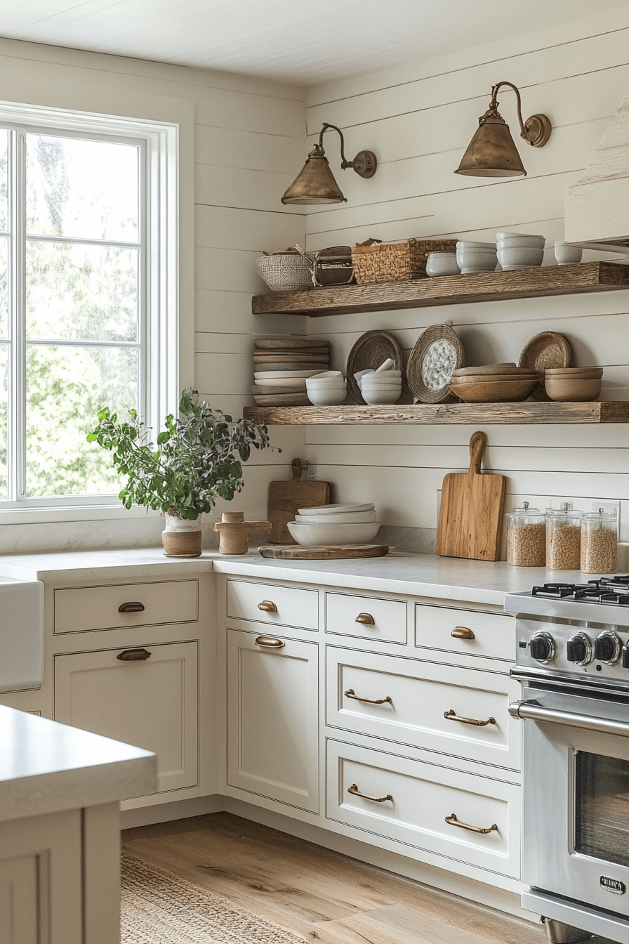 shiplap backsplash kitchen