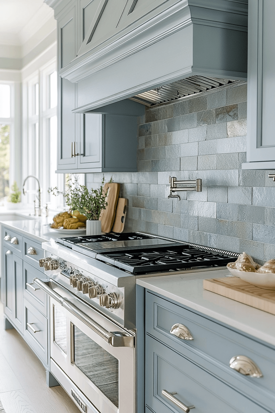 stone backsplash kitchen