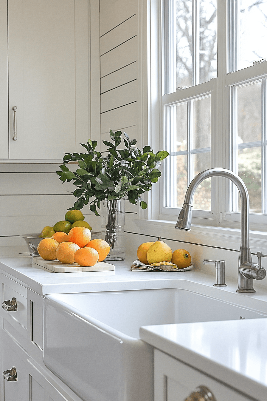 shiplap backsplash kitchen