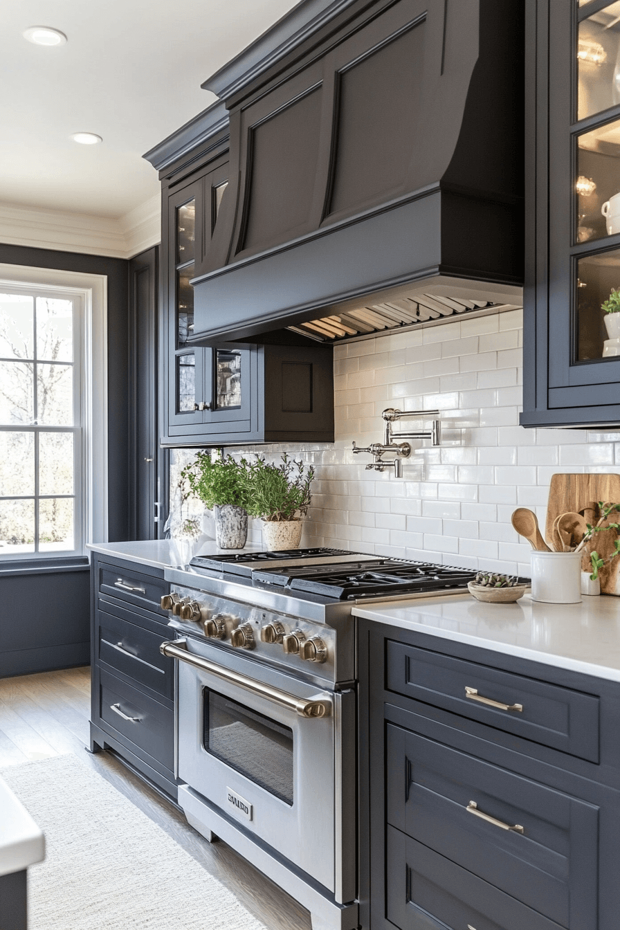 Olive Green Cabinets Kitchen
