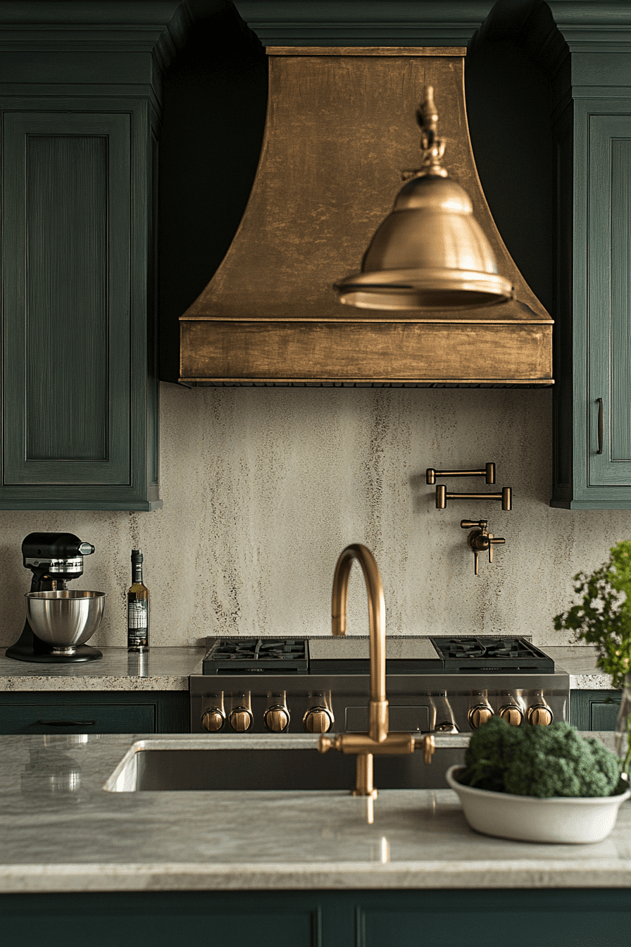 Olive Green Cabinets Kitchen