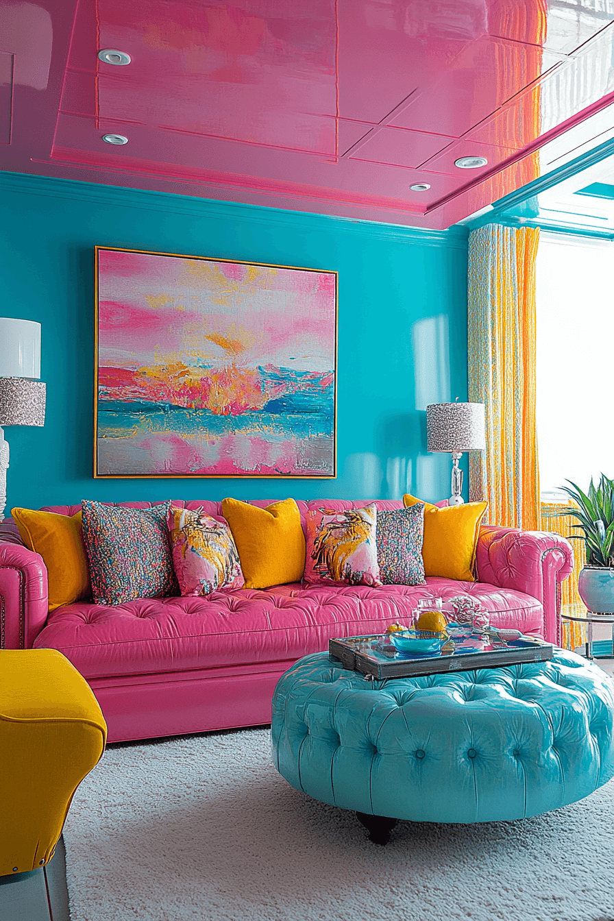dopamine decor living room
