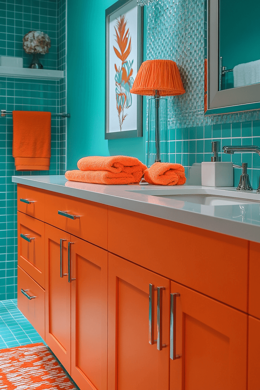 dopamine decor bathroom