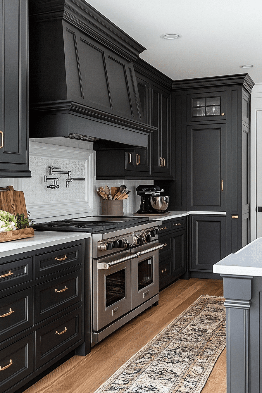 Olive Green Cabinets Kitchen