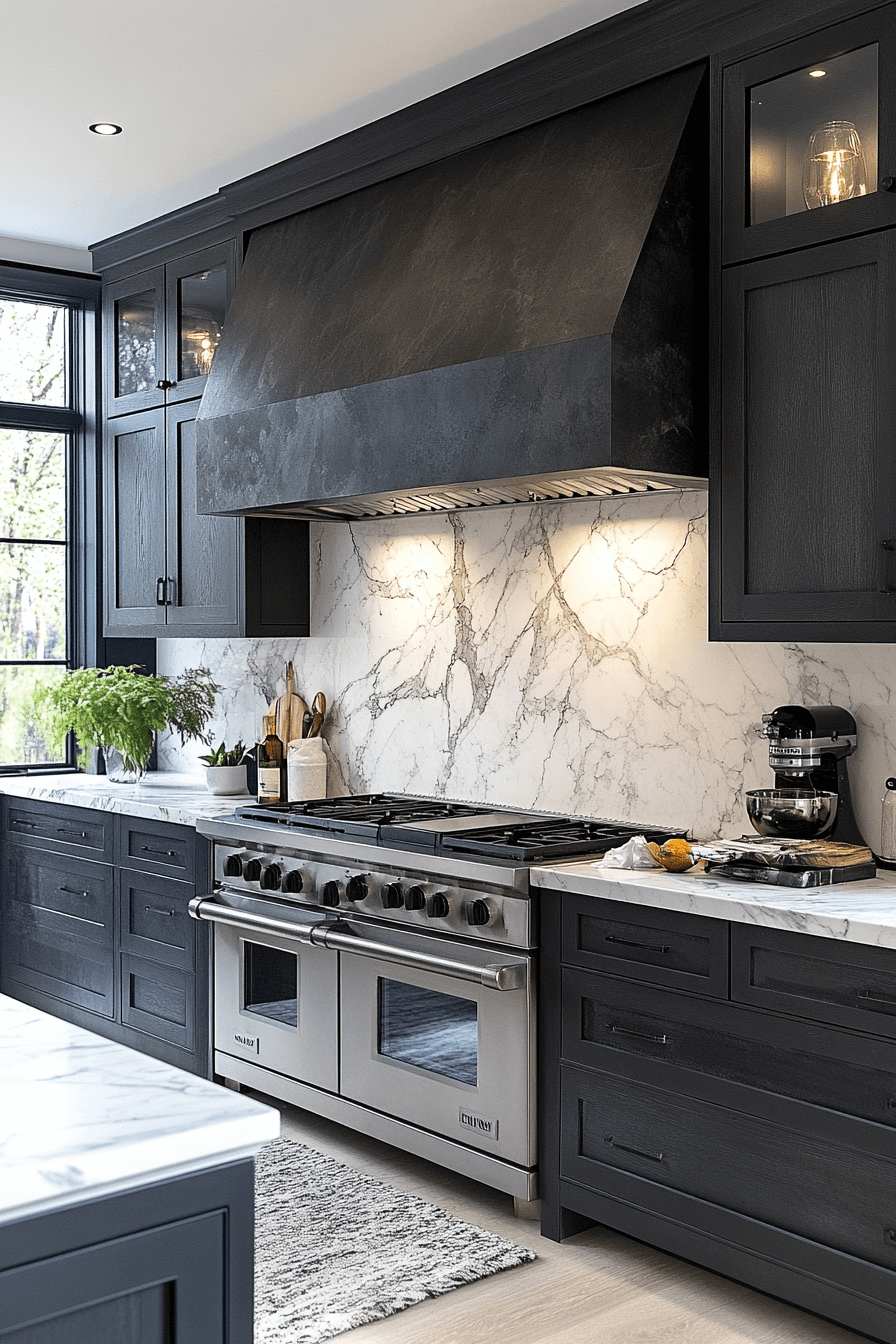 marble backsplash kitchen