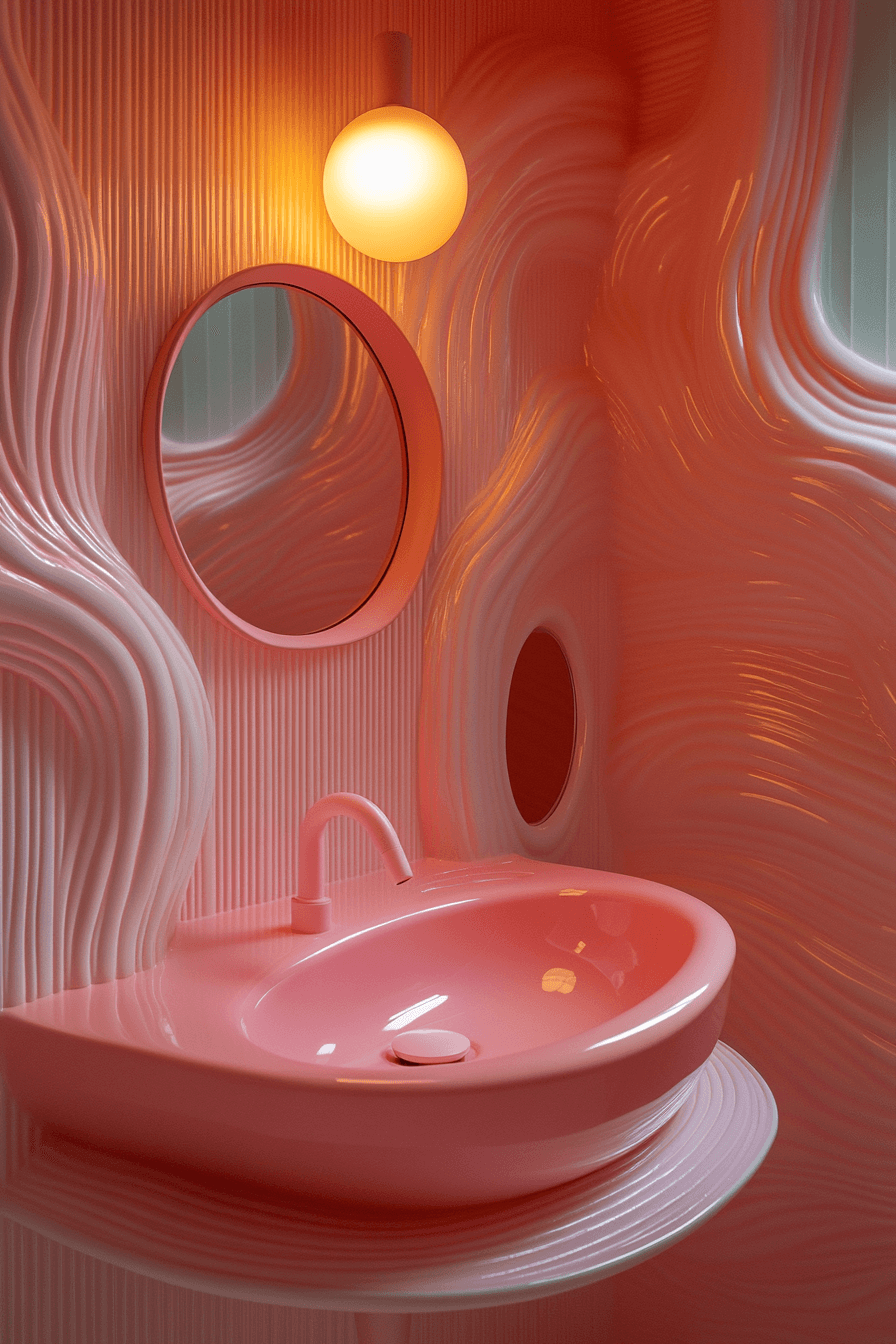 dopamine decor bathroom