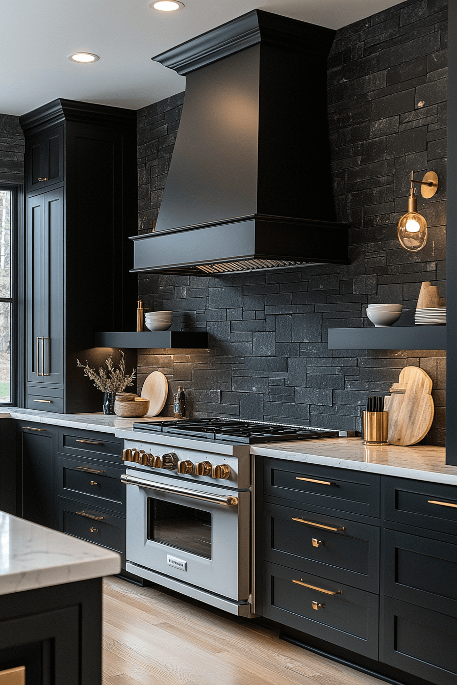 brick backsplash kitchen