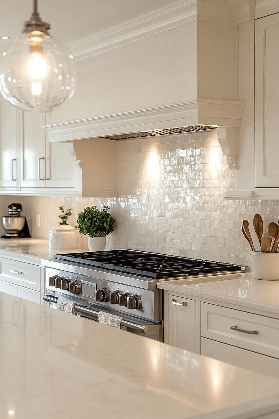stone backsplash kitchen