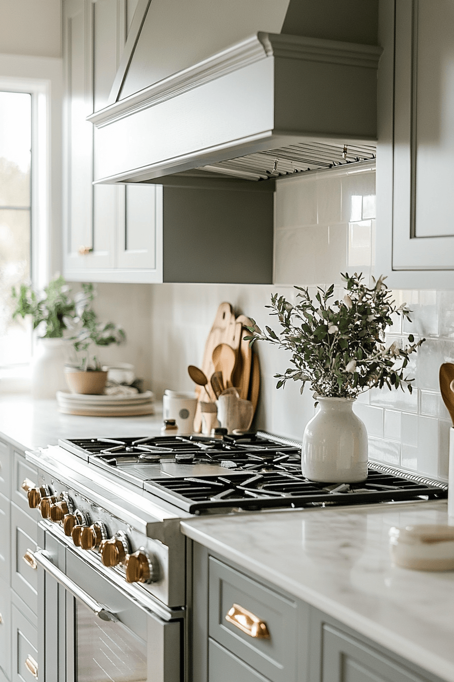 Olive Green Cabinets Kitchen