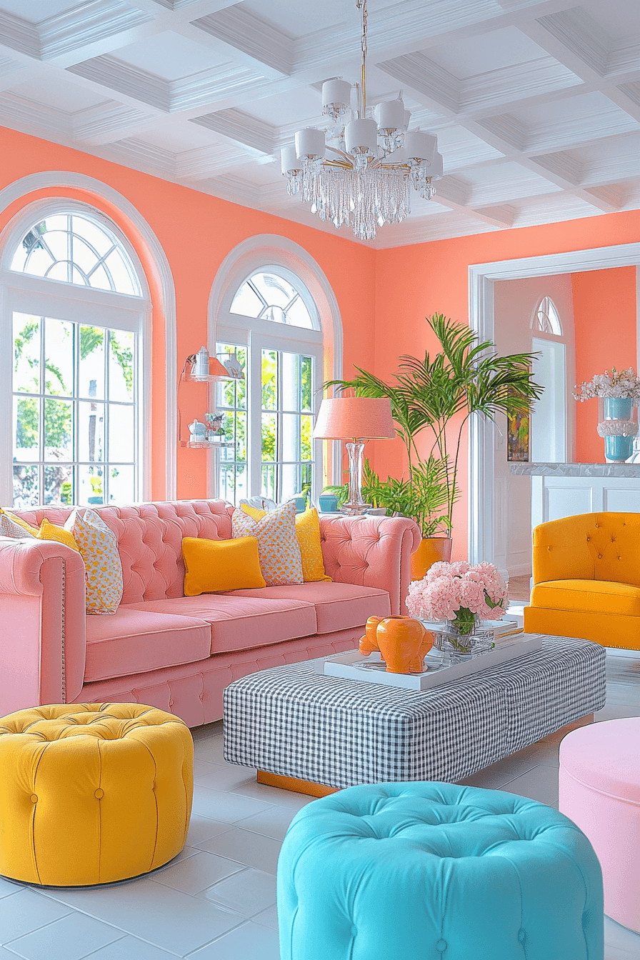 dopamine decor living room