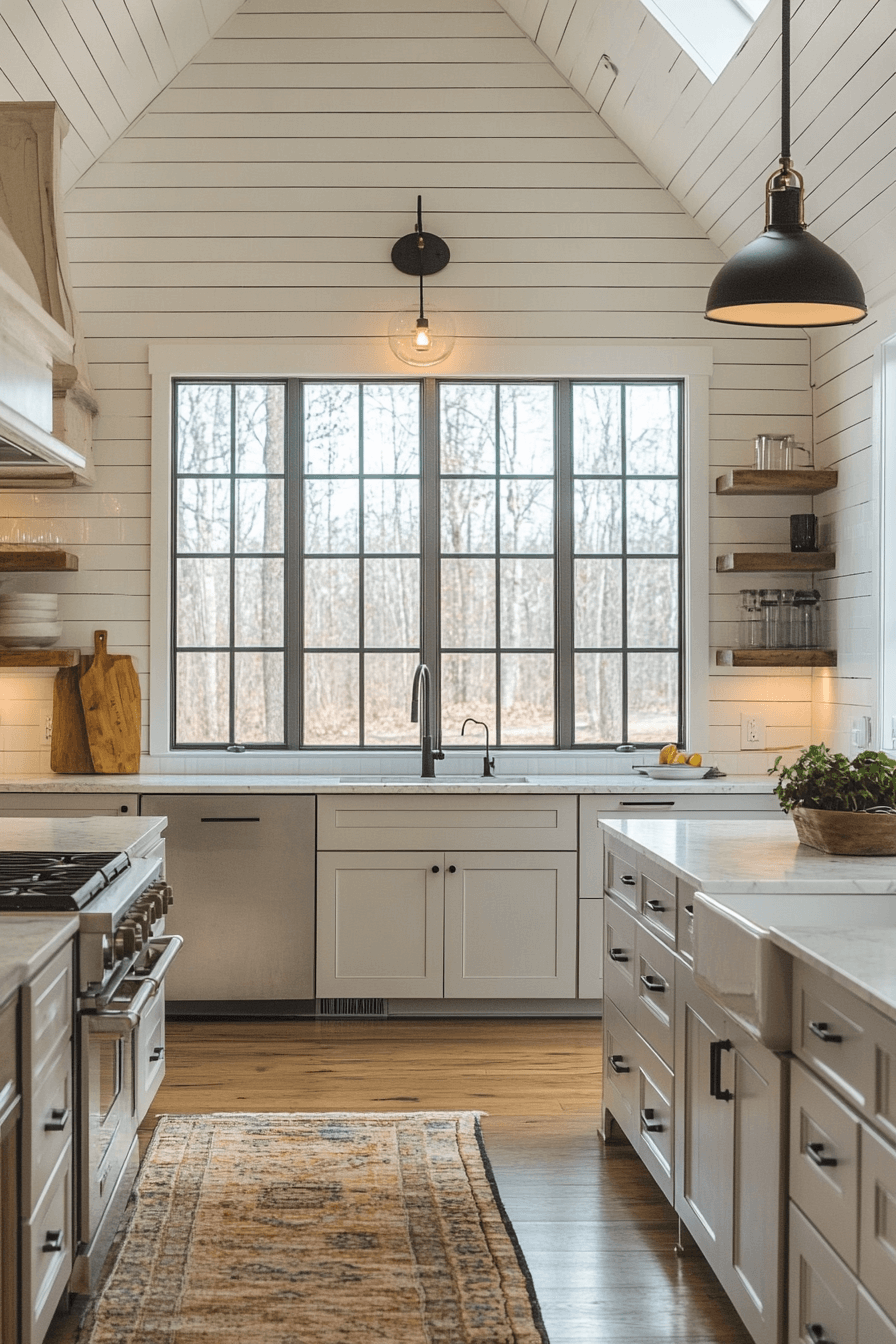 farmhouse kitchen backsplash