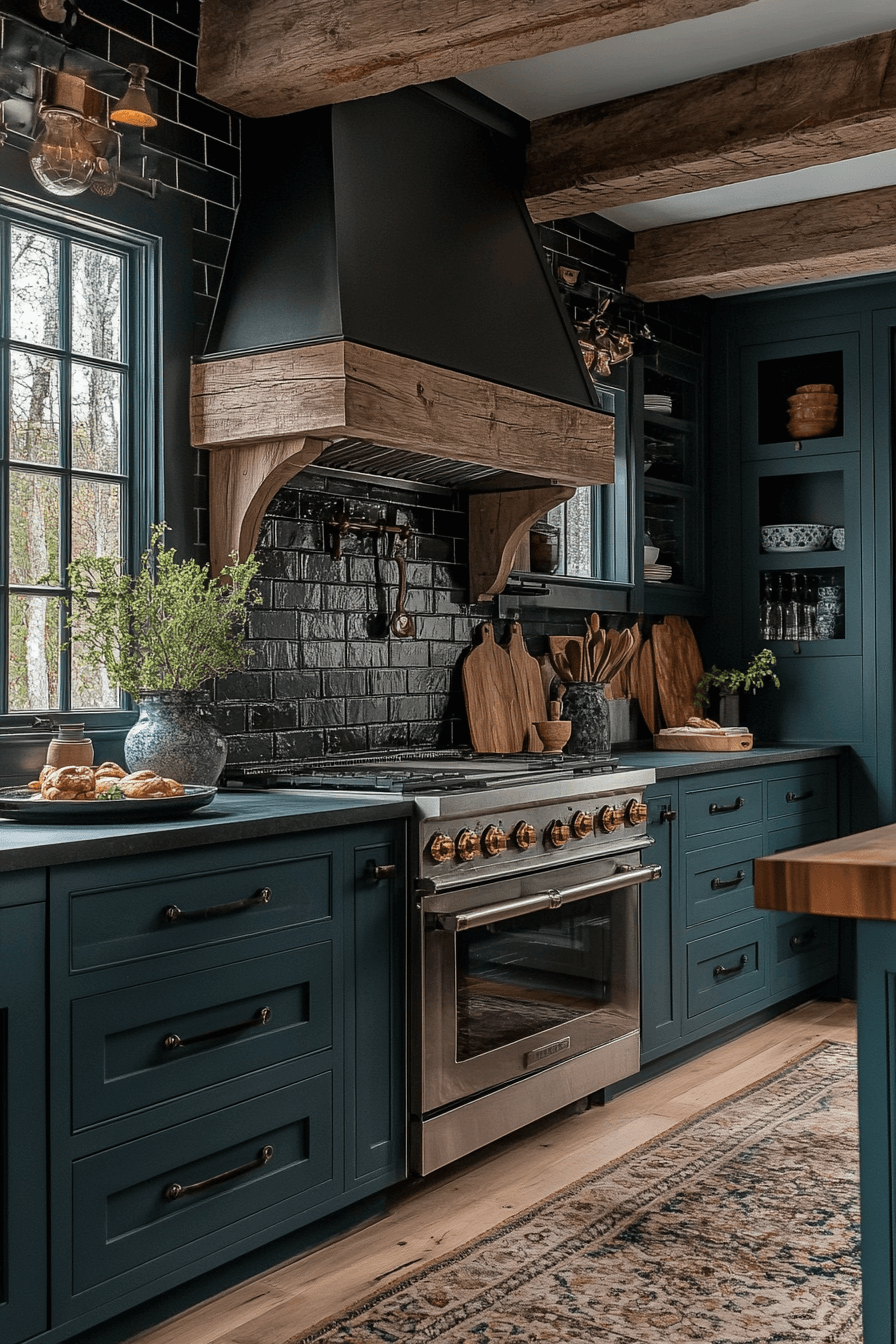 Olive Green Cabinets Kitchen