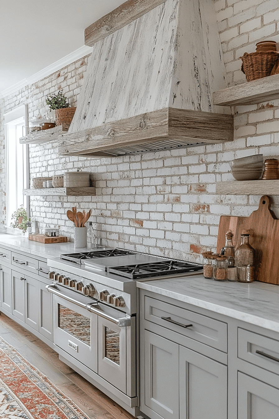 farmhouse kitchen backsplash