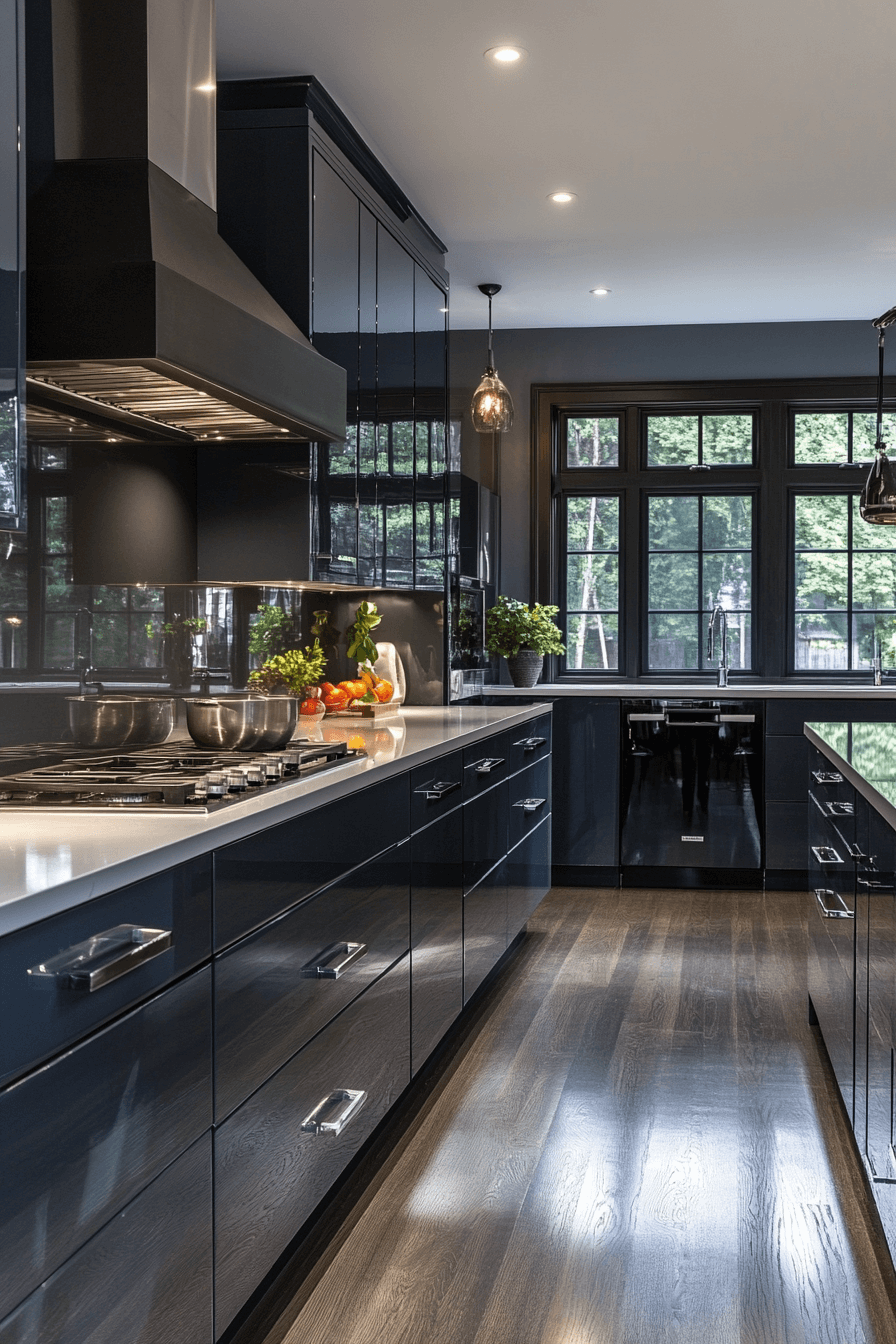 Olive Green Cabinets Kitchen