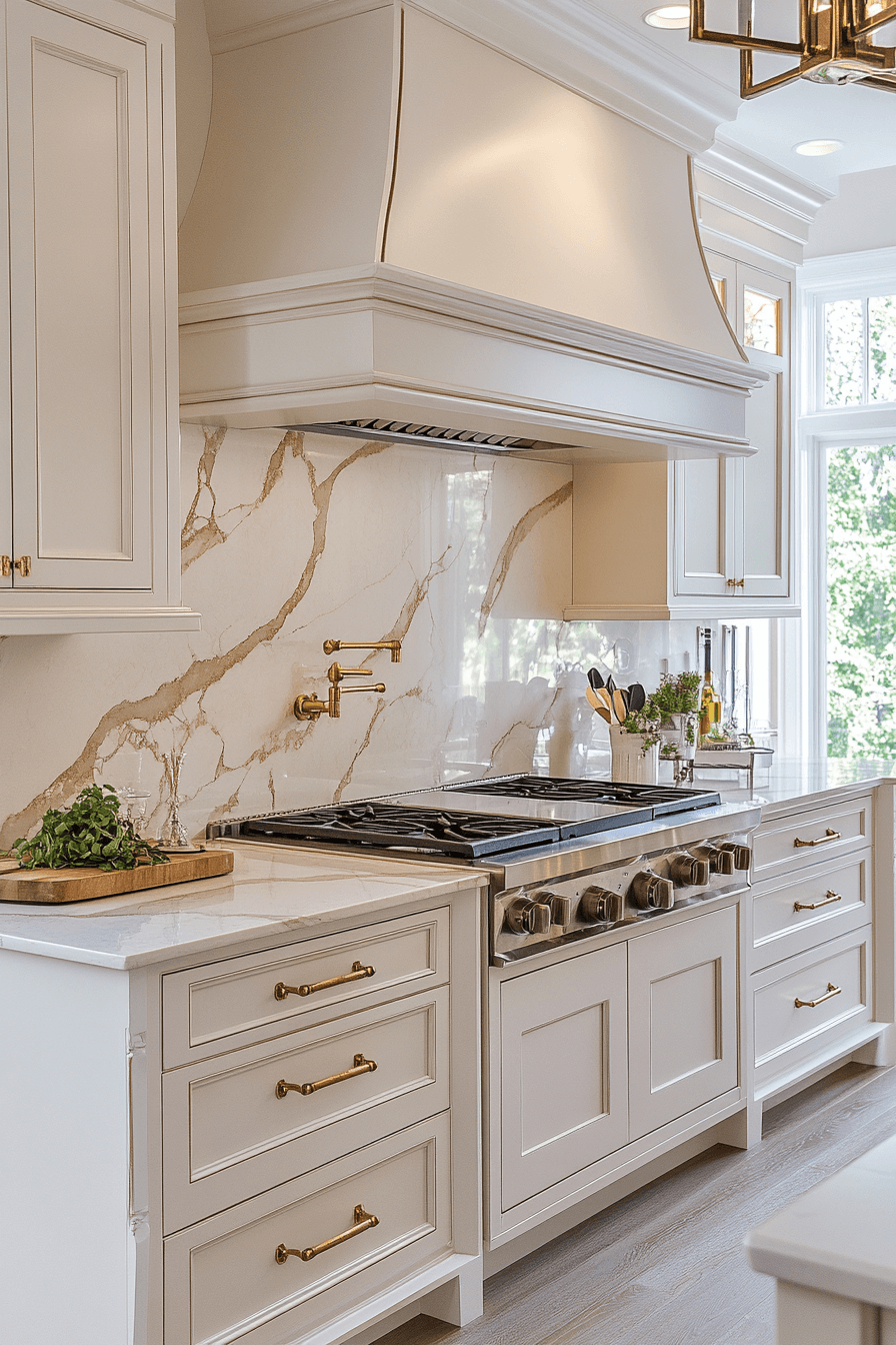 stone backsplash kitchen