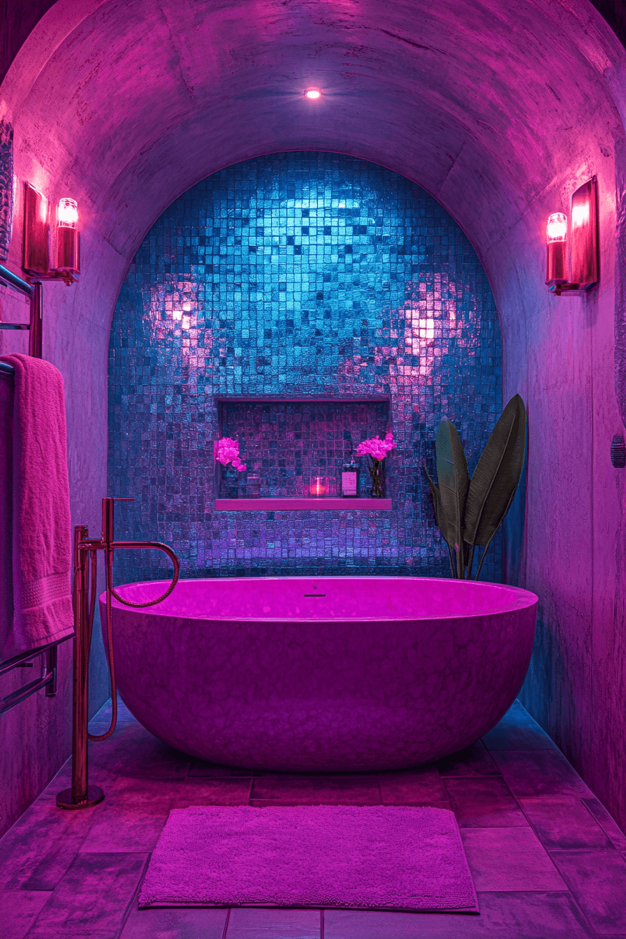 dopamine decor bathroom