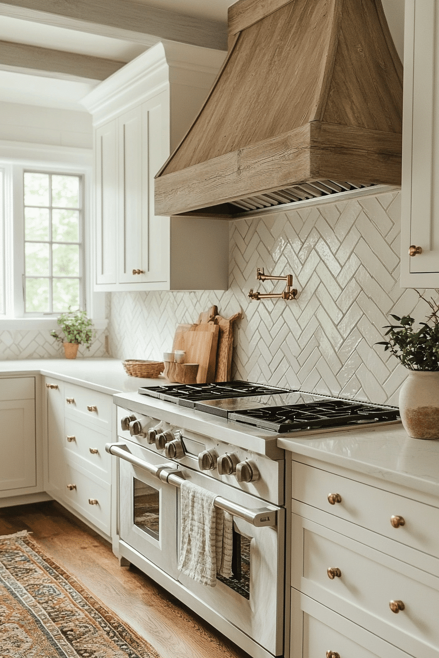 farmhouse kitchen backsplash