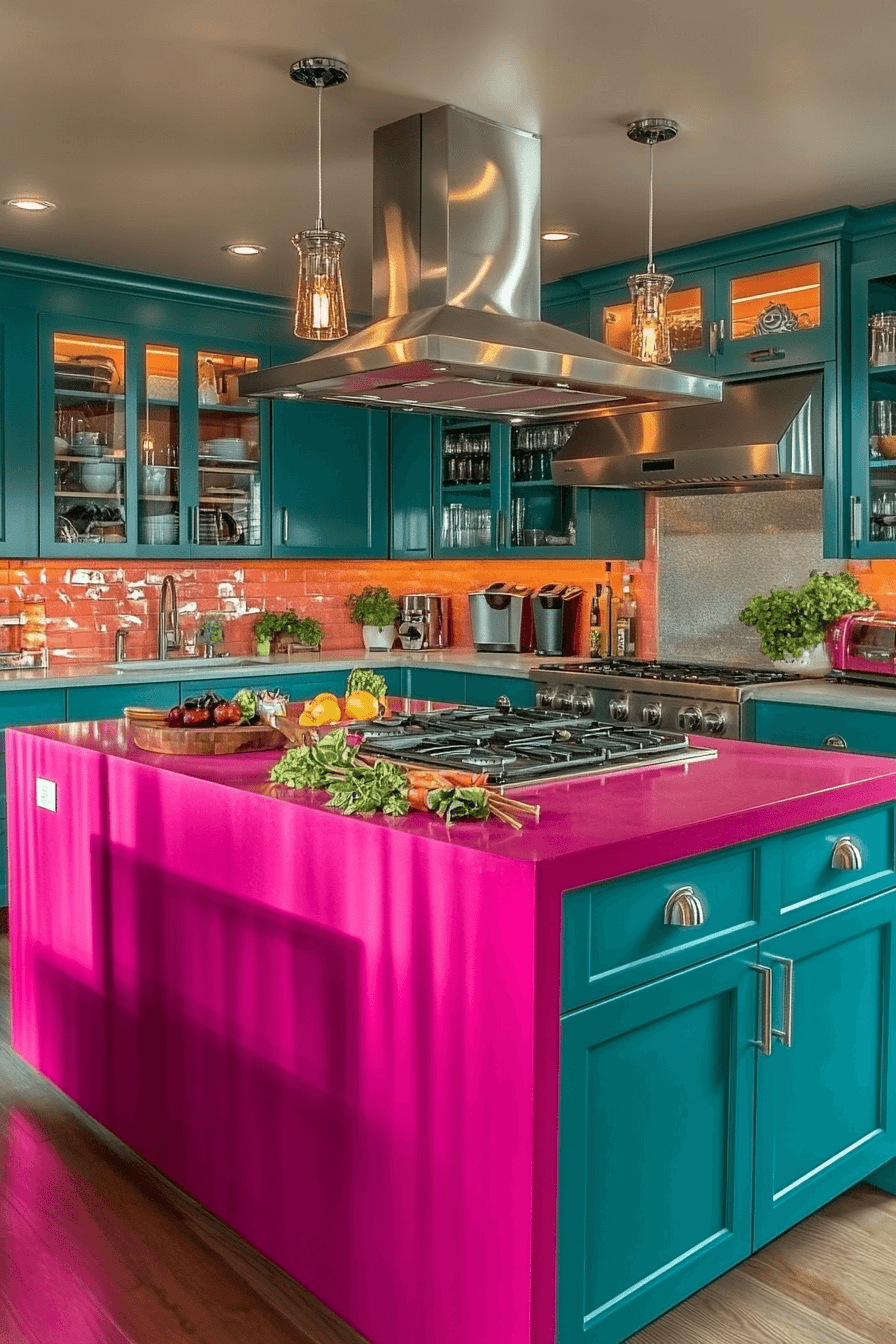 dopamine decor kitchen