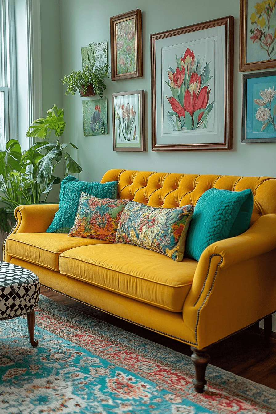 dopamine decor living room