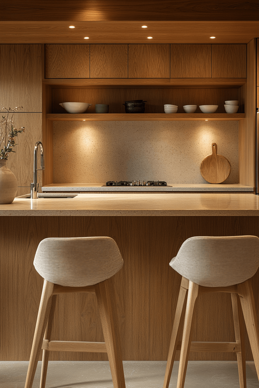 29 Red Oak Kitchen Cabinets That Highlight Rich Wood Grain Red Oak Kitchen Cabinets