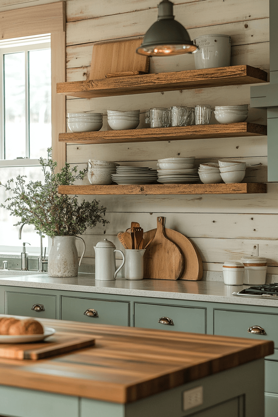 shiplap backsplash kitchen