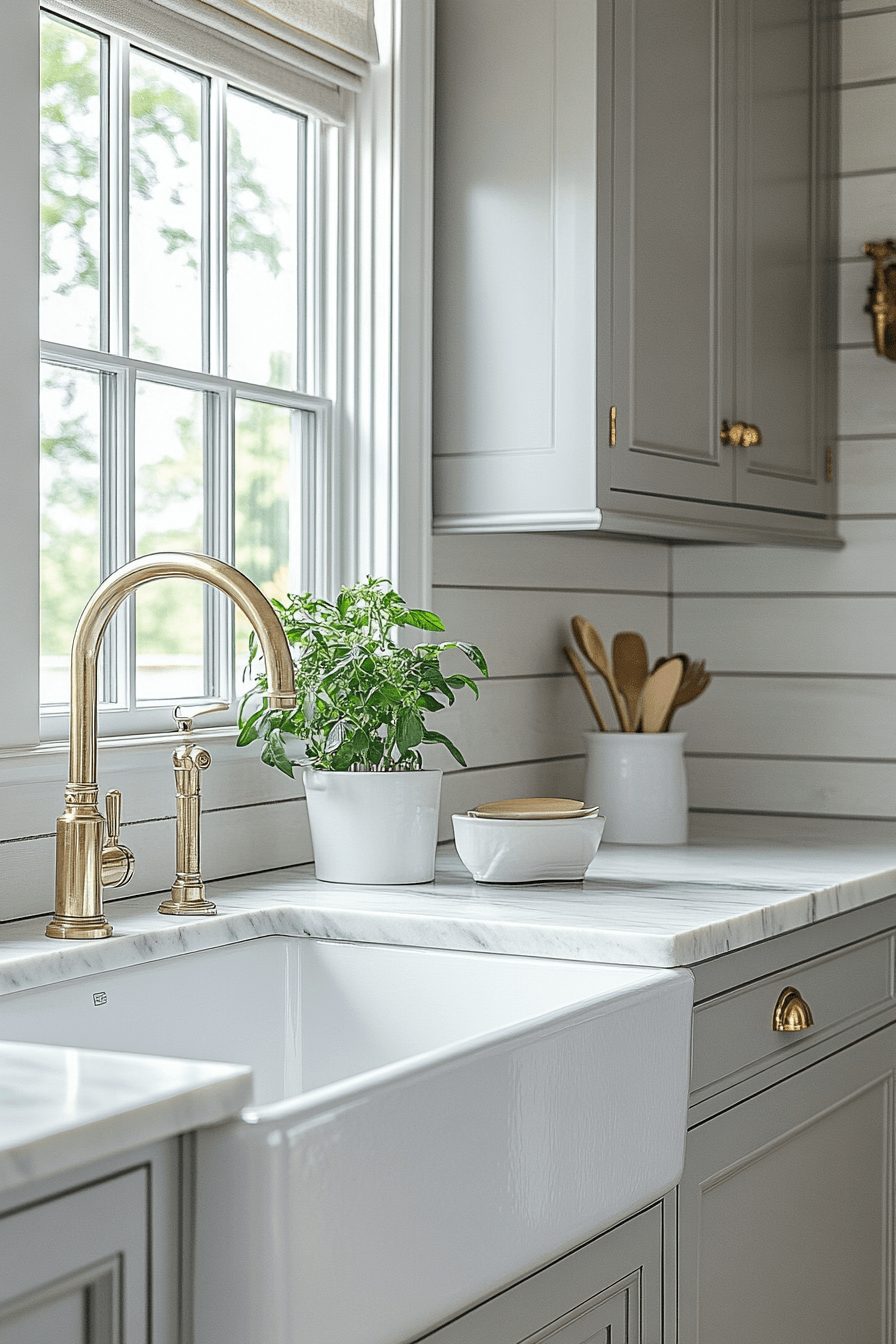 farmhouse kitchen backsplash