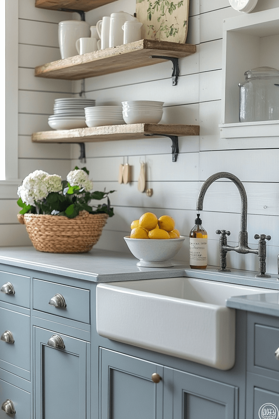 shiplap backsplash kitchen