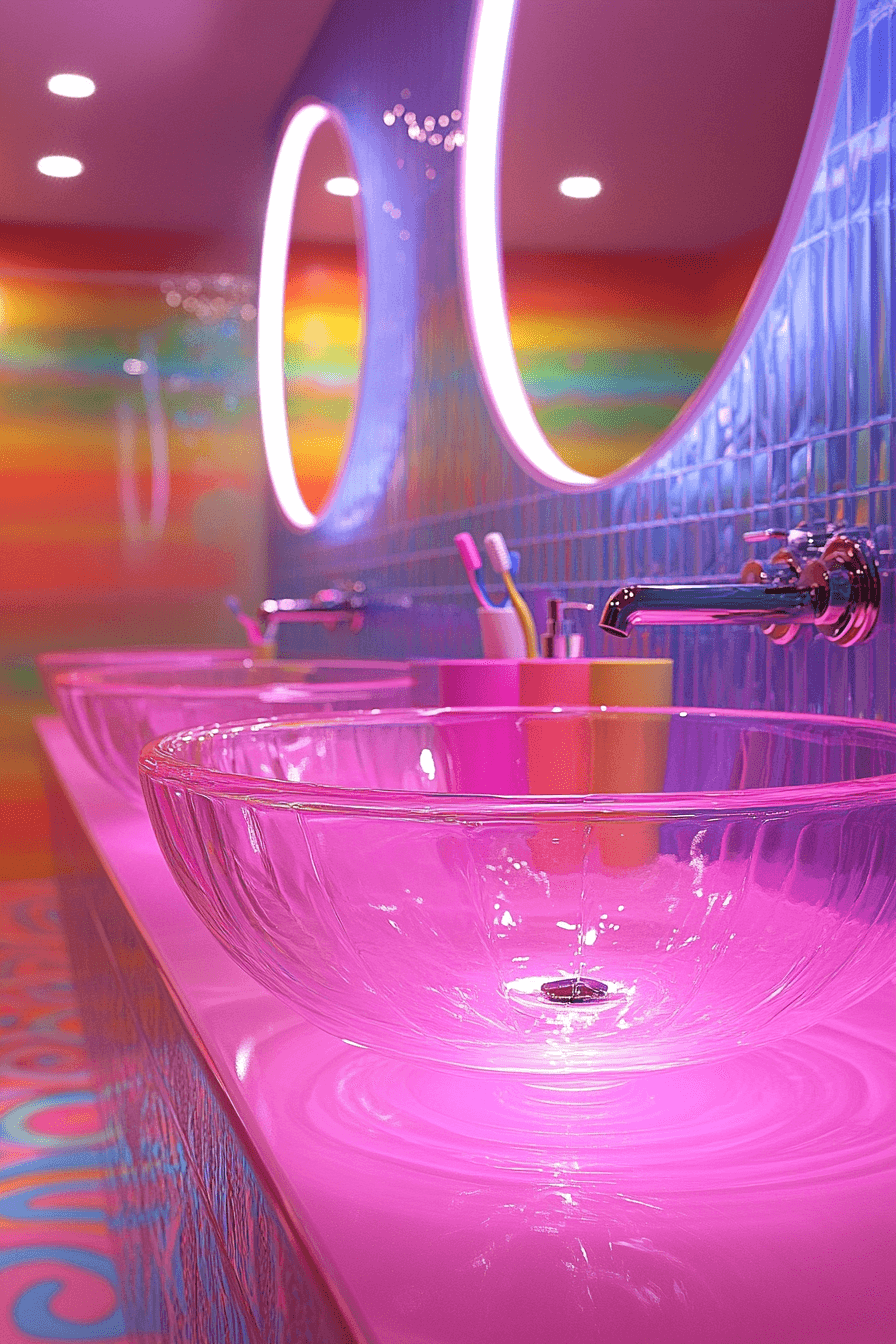 dopamine decor bathroom