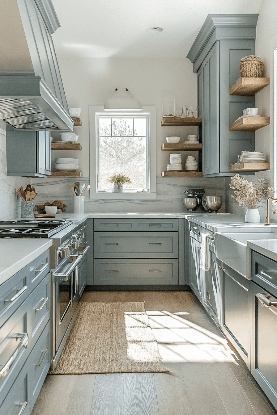 Olive Green Cabinets Kitchen