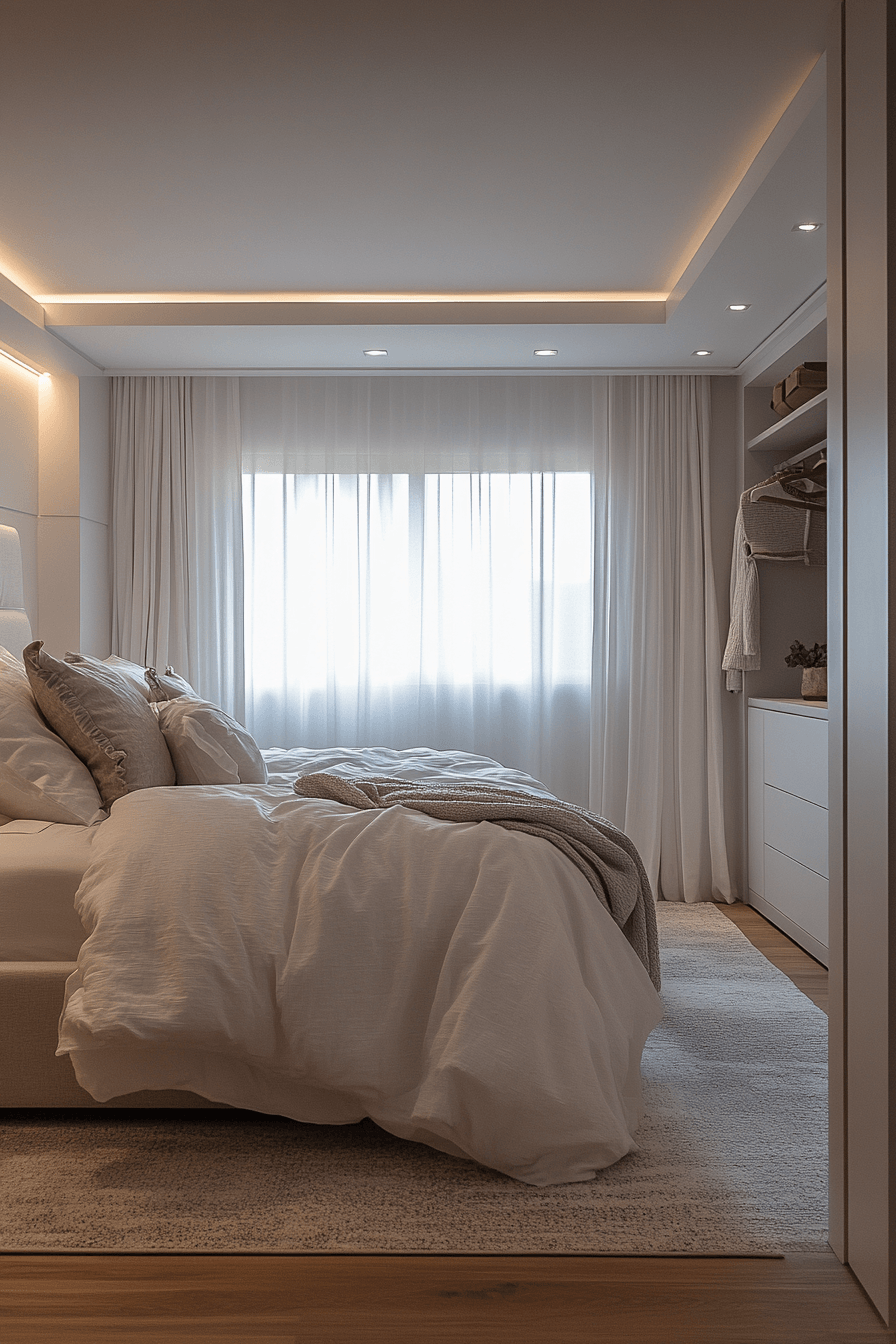 Sleek Minimal Bedroom Retreat