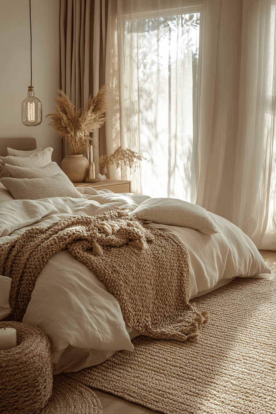 Cozy Neutral Layered Retreat