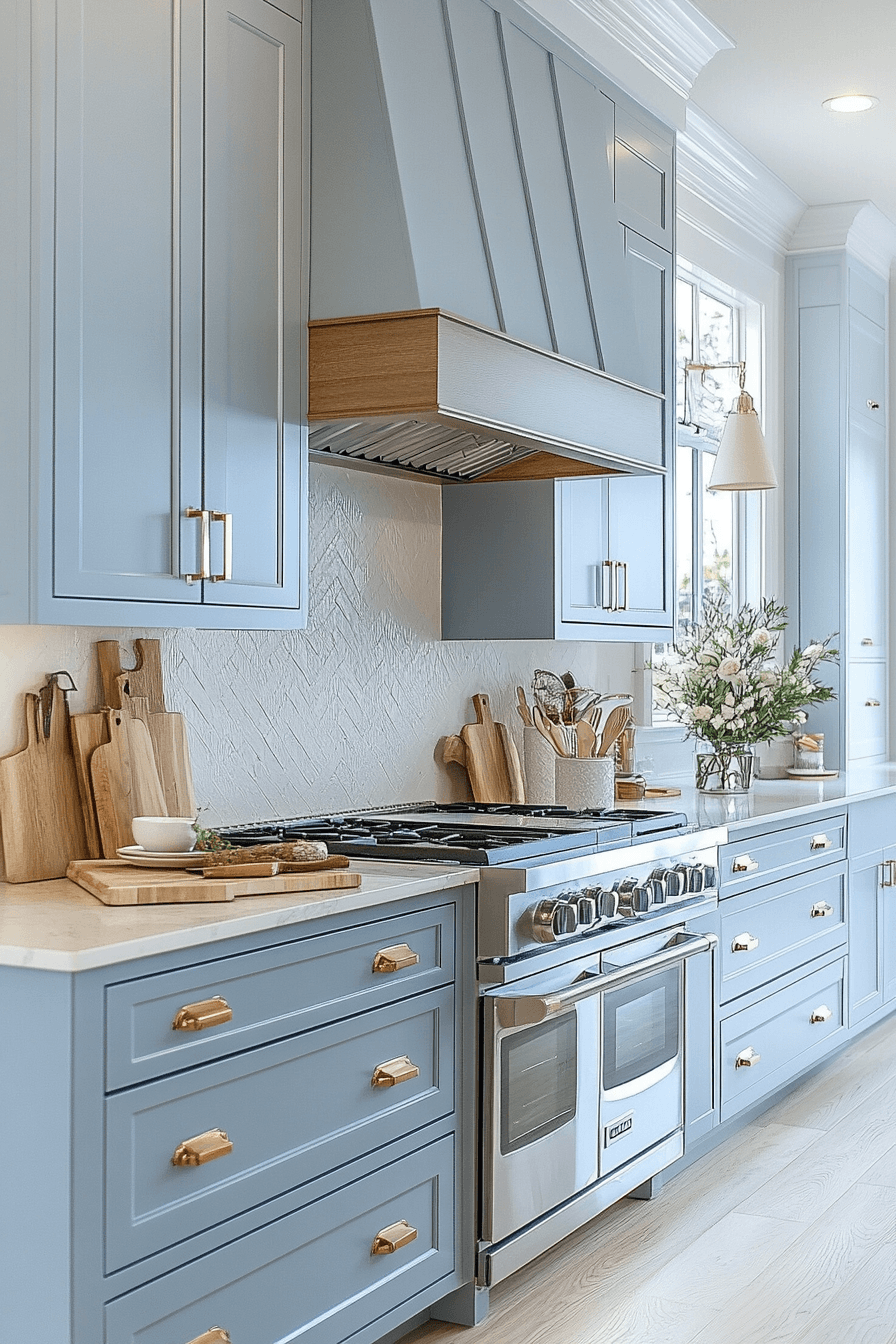 Light Blue Kitchen Cabinets