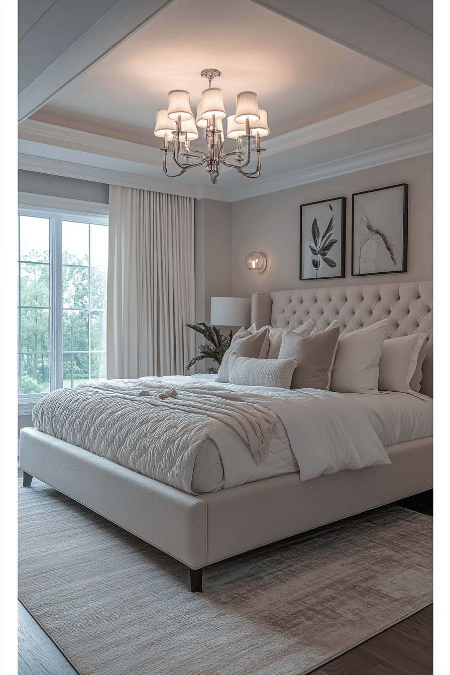Statement Lighting Bedroom Glow