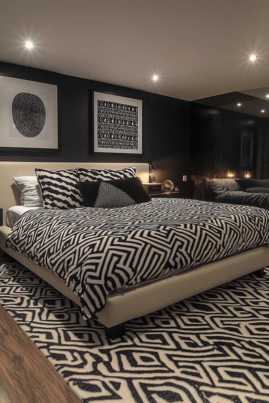 Geometric Pattern Bedroom Energy