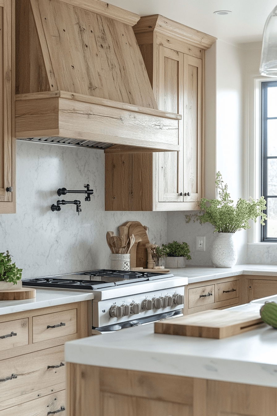 Rustic Farmhouse Kitchen Cabinets